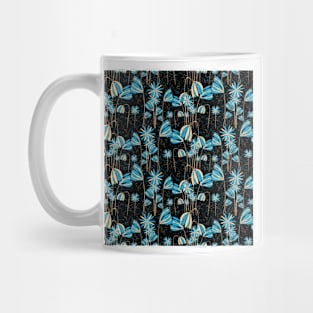 Crazy Daisies blue Mug